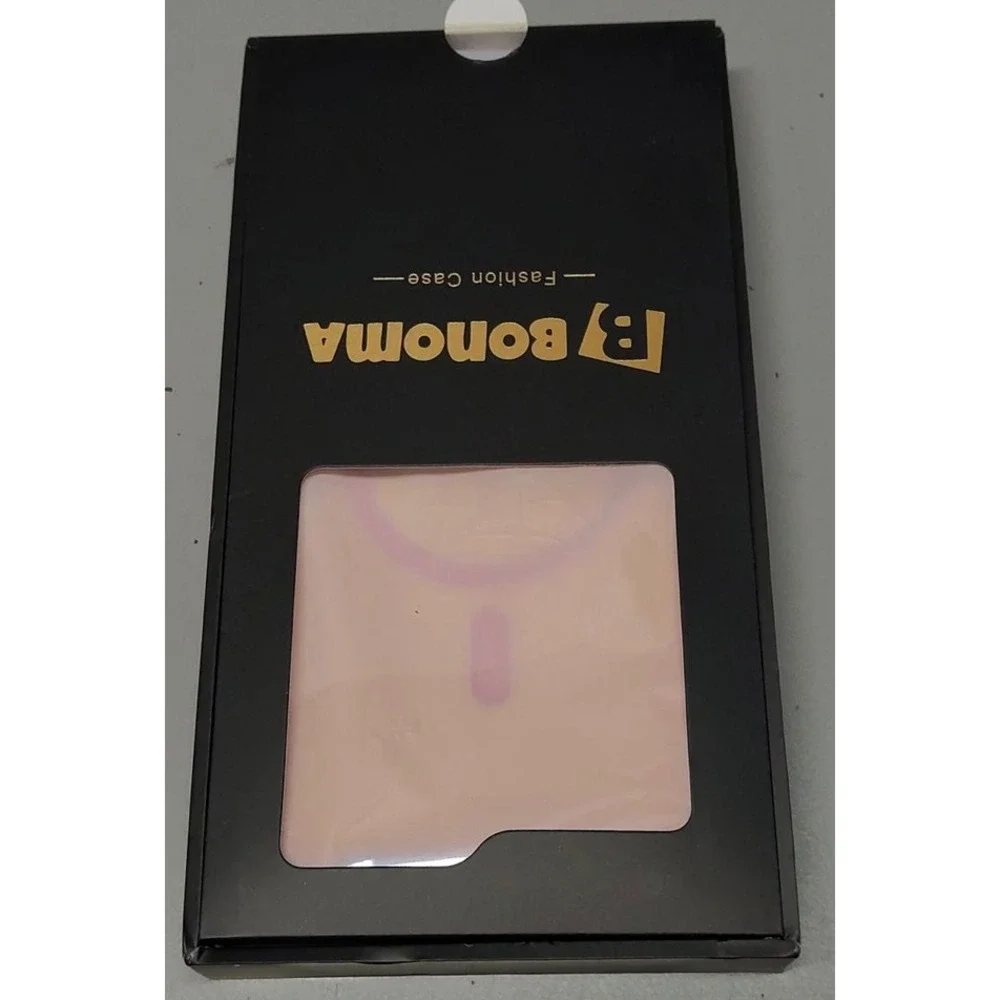 New Bonoma iPhone 15 Pro Max Case Iridescent Pink MagSafe Shockproof Protective